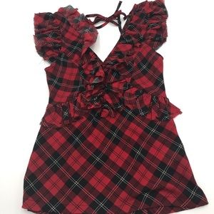 Ralph Lauren Denim & Supply Buffalo plaid tank